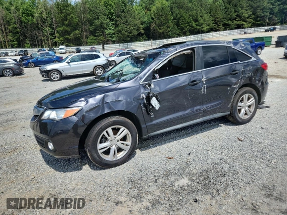 2015 Acura RDX Technology with VIN 5J8TB3H58FL002757, listed as a Copart auction lot 59562495 with Not provided miles and Salvage title. Bid and sale history available at DreamBid. Image 1.