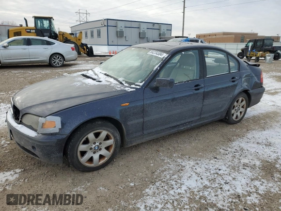 2002 BMW 3 Series 325i with VIN WBAEV33452KL65673, listed as a Copart auction lot 84234584 with 222,600 mi miles and Non Repairable. Bid and sale history available at carsss.com. Image 1.