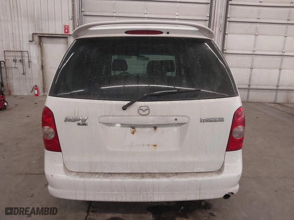 2003 Mazda MPV LX with VIN JM3LW28A930363655, listed as a IAAI auction lot 41668710 with 0 mi miles. Bid and sale history available at carsss.com. Image 17.
