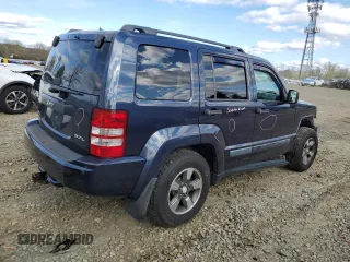 2008 Jeep Liberty Sport with VIN 1J8GN28K98W253689, listed as a Copart auction lot 53069125 with 191,623 mi miles and Salvage Title. Bid and sale history available at carsss.com. Image 3.