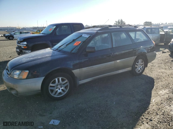 2001 Subaru Legacy Wagon Outback w/RB Equip with VIN 4S3BH665717674890, listed as a Copart auction lot 41437595 with 267,990 mi miles and Clean Title. Bid and sale history available at carsss.com. Image 1.