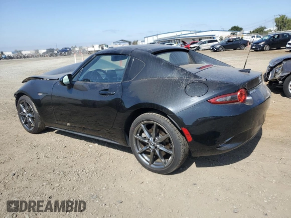 2017 Mazda MX-5 Miata RF Grand Touring with VIN JM1NDAM73H0104498, listed as a Copart auction lot 71321294 with 85,810 mi miles and Salvage Title. Bid and sale history available at carsss.com. Image 2.