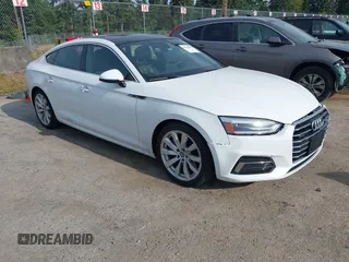 2018 Audi A5 Sportback Premium with VIN WAUANCF55JA103725, listed as a IAAI auction lot 42510557 with 77,494 mi miles and . Bid and sale history available at DreamBid. Image 1.