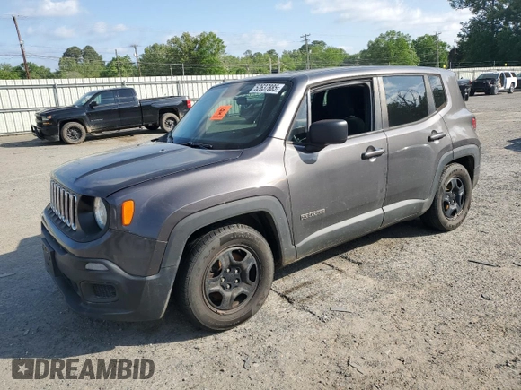 2017 Jeep Renegade Sport z VIN ZACCJAABXHPF04898, wystawiony jako Copart lot #52637885 z przebiegiem 147 198 mil mil oraz Szkoda całkowita • Salvage title. Historia ofert i sprzedaży dostępna na DreamBid. Obrazek 1.