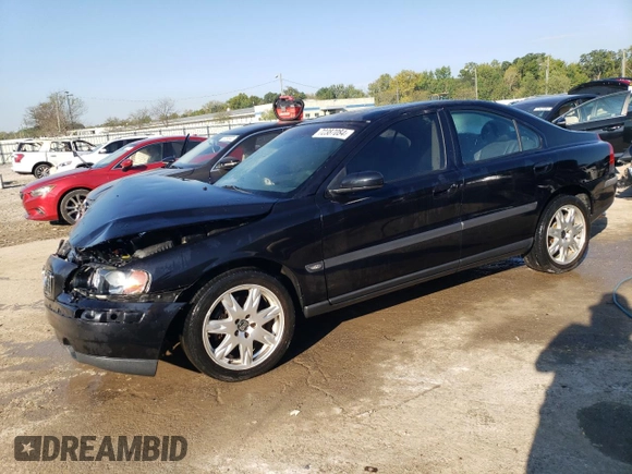 2004 Volvo S60 with VIN YV1RH59H842379484, listed as a Copart auction lot 72387084 with 213,647 mi miles and Non Repairable. Bid and sale history available at carsss.com. Image 1.