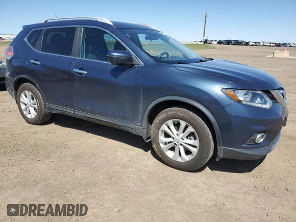 2016 Nissan Rogue SV z VIN 5N1AT2MV9GC860271, wystawiony jako Copart lot #55862815 z przebiegiem 263 687 mil mil oraz Szkoda całkowita • Salvage title. Historia ofert i sprzedaży dostępna na DreamBid. Obrazek 4.