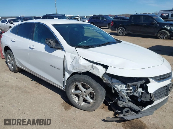 2017 Chevrolet Malibu LS with VIN 1G1ZB5ST2HF279619, listed as a IAAI auction lot 41684928 with 141,495 mi miles and . Bid and sale history available at DreamBid. Image 1.