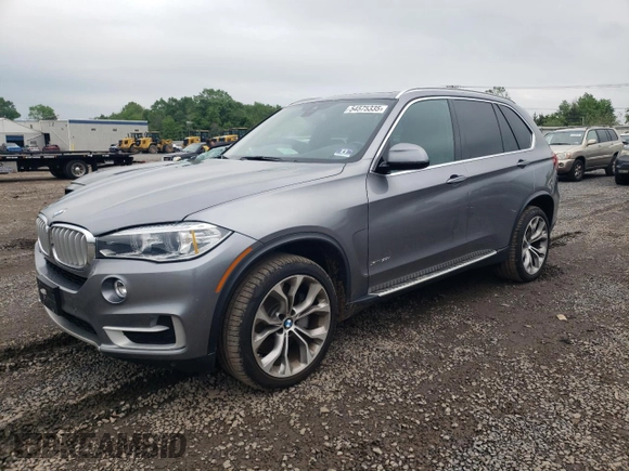 2017 BMW X5 xDrive50i with VIN 5UXKR6C30H0U13764, listed as a Copart auction lot 54575335 with 27,539 mi miles and Salvage title. Bid and sale history available at DreamBid. Image 1.