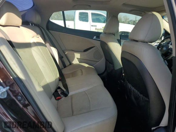 2015 Kia Optima EX with VIN 5XXGN4A71FG477921, listed as a Copart auction lot 46577475 with 117,873 mi miles and Salvage title. Bid and sale history available at DreamBid. Image 10.