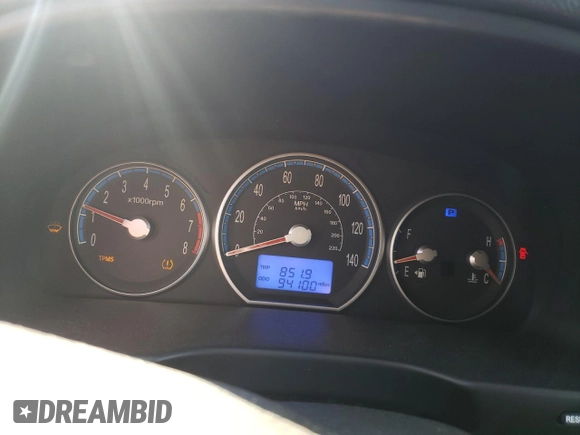 2009 Hyundai Santa Fe Limited with VIN 5NMSH73E79H267084, listed as a Copart auction lot 59342115 with 94,100 mi miles and Clean title. Bid and sale history available at DreamBid. Image 9.