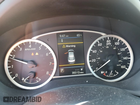 2019 Nissan Sentra S with VIN 3N1AB7AP5KY248825, listed as a Copart auction lot 46333375 with 38,312 mi miles and Salvage Title. Bid and sale history available at carsss.com. Image 9.