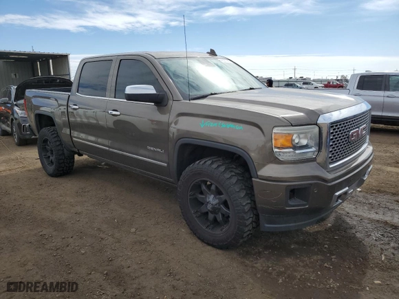 2015 GMC Sierra 1500 Denali with VIN 3GTU2WEJ0FG493862, listed as a Copart auction lot 48051765 with 193,890 mi miles and Salvage Title. Bid and sale history available at carsss.com. Image 4.