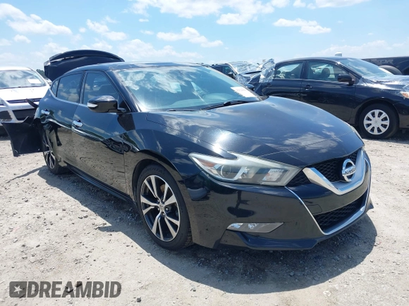 2016 Nissan Maxima Platinum with VIN 1N4AA6AP1GC901425, listed as a IAAI auction lot 42526689 with 118,804 mi miles and . Bid and sale history available at DreamBid. Image 1.