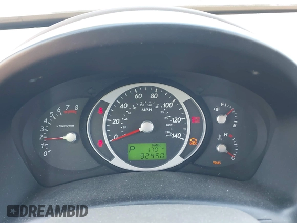 2007 Hyundai Tucson SE with VIN KM8JN12D57U670203, listed as a IAAI auction lot 41619422 with 92,450 mi miles. Bid and sale history available at carsss.com. Image 7.