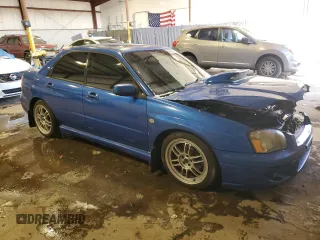 2005 Subaru Impreza Sedan (Natl) WRX with VIN JF1GD296X5H506522, listed as a Copart auction lot 86289504 with 0 mi miles and Salvage Title. Bid and sale history available at carsss.com. Image 4.