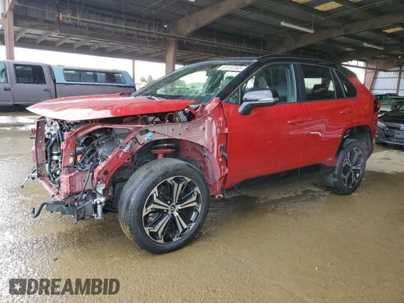 2022 Toyota RAV4 Prime XSE with VIN JTMEB3FV2ND106552, listed as a Copart auction lot 49182365 with 46,831 mi miles and Salvage Title. Bid and sale history available at carsss.com. Image 1.