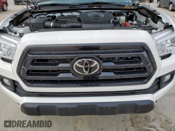 2022 Toyota Tacoma SR5 with VIN 3TMBZ5DN6NM035681, listed as a Copart auction lot 46226415 with 27,891 mi miles and Salvage title. Bid and sale history available at DreamBid. Image 11.
