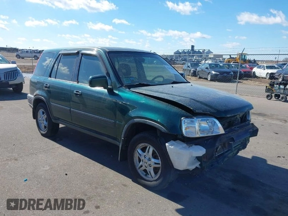 2000 Honda CR-V EX with VIN JHLRD176XYC035377, listed as a IAAI auction lot 41694054 with 196,985 mi miles. Bid and sale history available at carsss.com. Image 1.
