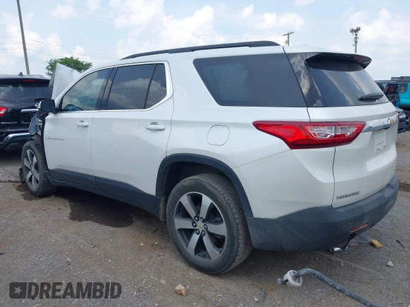 2020 Chevrolet Traverse LT with VIN 1GNEVHKW7LJ181482, listed as a IAAI auction lot 42486716 with Not provided miles and . Bid and sale history available at DreamBid. Image 3.