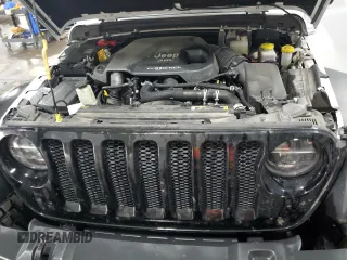 2022 Jeep Wrangler Unlimited Willys with VIN 1C4HJXDM7NW244562, listed as a Copart auction lot 79667744 with 47,157 mi miles and Salvage Title. Bid and sale history available at DreamBid. Image 13.