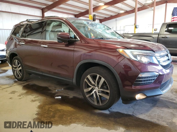 2017 Honda Pilot Touring with VIN 5FNYF6H97HB077601, listed as a Copart auction lot 53672935 with 73,484 mi miles and Salvage Title. Bid and sale history available at carsss.com. Image 4.