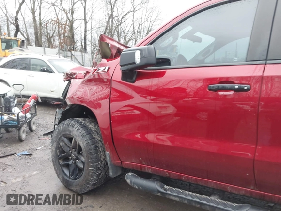 2021 Chevrolet Silverado 1500 LT Trail Boss with VIN 3GCPYFEL0MG161771, listed as a IAAI auction lot 41671905 with 44,047 mi miles and . Bid and sale history available at DreamBid. Image 18.