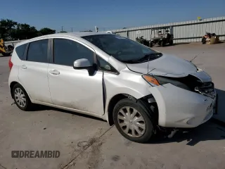 2014 Nissan Note S with VIN 3N1CE2CP1EL417529, listed as a Copart auction lot 53250805 with Not Provided miles and Salvage Title. Bid and sale history available at DreamBid. Image 4.