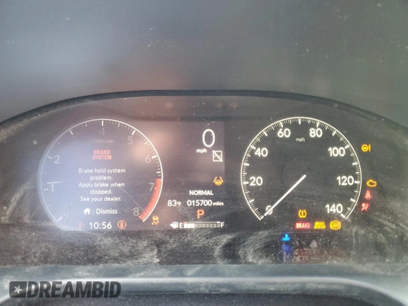 2024 Honda HR-V Sport with VIN 3CZRZ1H52RM732105, listed as a Copart auction lot 57705054 with 15,700 mi miles and Salvage title. Bid and sale history available at DreamBid. Image 9.