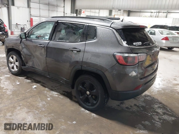 2018 Jeep Compass Latitude with VIN 3C4NJCBB0JT462114, listed as a IAAI auction lot 41567773 with 62,216 mi miles and . Bid and sale history available at DreamBid. Image 3.