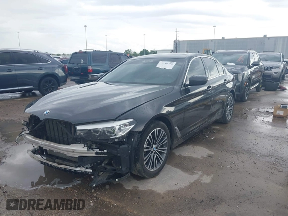 2020 BMW 5 Series 530i with VIN WBAJR3C08LWW77822, listed as a IAAI auction lot 41880376 with 52,533 mi miles and . Bid and sale history available at carsss.com. Image 22.