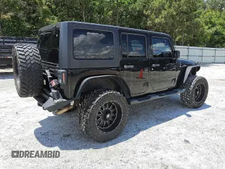 2013 Jeep Wrangler Unlimited Sport z VIN 1C4BJWDG3DL658674, wystawiony jako Copart lot #54851685 z przebiegiem 113 852 mil mil oraz Czysty tytuł • Clean title. Historia ofert i sprzedaży dostępna na DreamBid. Obrazek 3.