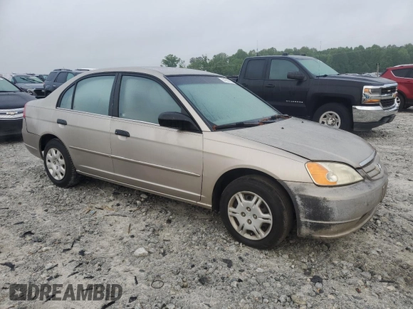 2001 Honda Civic LX with VIN 1HGES16511L031025, listed as a Copart auction lot 54262935 with 194,123 mi miles and Clean Title. Bid and sale history available at carsss.com. Image 4.