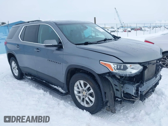 2020 Chevrolet Traverse LT Cloth with VIN 1GNEVGKW5LJ313942, listed as a IAAI auction lot 41465413 with 49,657 mi miles and . Bid and sale history available at DreamBid. Image 1.