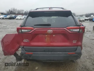 2019 Toyota RAV4 XLE with VIN JTMP1RFV5KD502131, listed as a Copart auction lot 44946185 with 90,674 mi miles and Salvage Title. Bid and sale history available at carsss.com. Image 6.
