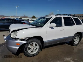 2004 Hyundai Santa Fe GLS with VIN KM8SC13DX4U840575, listed as a Copart auction lot 48711555 with 130,096 mi miles and Salvage Title. Bid and sale history available at DreamBid. Image 1.