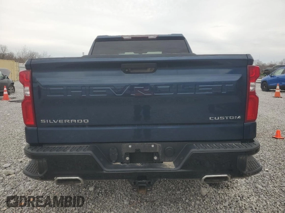 2020 Chevrolet Silverado 1500 Custom Trail Boss with VIN 1GCPYCEF8LZ264878, listed as a Copart auction lot 51793975 with 74,054 mi miles and Salvage Title. Bid and sale history available at DreamBid. Image 6.