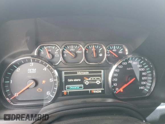 2015 Chevrolet Tahoe LTZ with VIN 1GNSKCKC2FR157035, listed as a Copart auction lot 59990415 with Not provided miles and Salvage title. Bid and sale history available at DreamBid. Image 9.