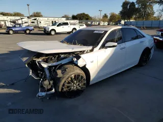 2019 Cadillac CT6 Sport AWD with VIN 1G6KN5R67KU145355, listed as a Copart auction lot 77708254 with 76,132 mi miles and Non repairable. Bid and sale history available at DreamBid. Image 1.