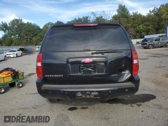 2008 Chevrolet Suburban LT w/2LT with VIN 3GNFC16048G195940, listed as a Copart auction lot 76614334 with Not Provided miles and Salvage Title. Bid and sale history available at carsss.com. Image 6.
