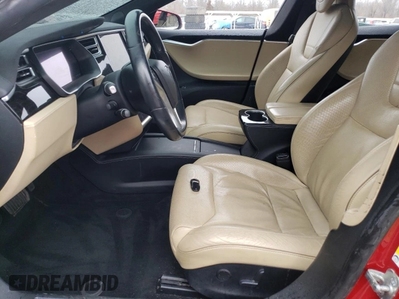 2017 Tesla Model S 100D with VIN 5YJSA1E29HF184387, listed as a Copart auction lot 39186144 with 101,387 mi miles and Salvage title. Bid and sale history available at DreamBid. Image 7.
