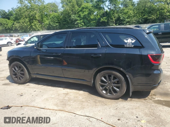 2017 Dodge Durango GT with VIN 1C4RDJDG6HC898560, listed as a Copart auction lot 62105875 with 94,425 mi miles and Salvage title. Bid and sale history available at DreamBid. Image 2.