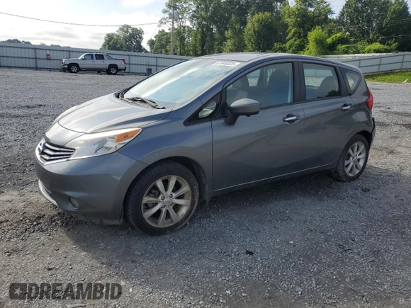 2016 Nissan Note SL with VIN 3N1CE2CPXGL365370, listed as a Copart auction lot 61049325 with 55,126 mi miles and Salvage title. Bid and sale history available at DreamBid. Image 1.