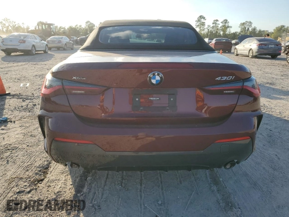 2023 BMW 4 Series 430i xDrive with VIN WBA43AT01PCL16667, listed as a Copart auction lot 80472374 with Not Provided miles and Salvage Title. Bid and sale history available at DreamBid. Image 6.