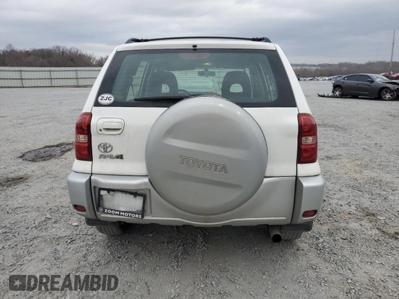 2005 Toyota RAV4 with VIN JTEGD20V150059619, listed as a Copart auction lot 43446775 with 122,335 mi miles and Salvage Title. Bid and sale history available at carsss.com. Image 6.