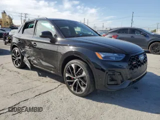 2024 Audi SQ5 Premium Plus with VIN WA1B4AFY4R2009604, listed as a Copart auction lot 49346145 with 16,054 mi miles and Salvage title. Bid and sale history available at DreamBid. Image 4.