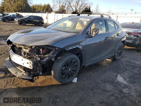 2024 Lexus UX 250h Premium with VIN JTHP9JBH0R2073933, listed as a Copart auction lot 44795495 with 3,888 mi miles and Salvage title. Bid and sale history available at DreamBid. Image 1.