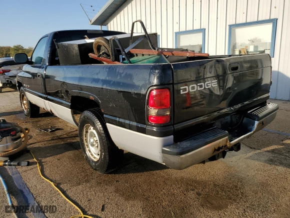 2001 Dodge Ram 1500 with VIN 1B7HC16Z21S719200, listed as a Copart auction lot 75506184 with 163,067 mi miles and Salvage Title. Bid and sale history available at carsss.com. Image 2.