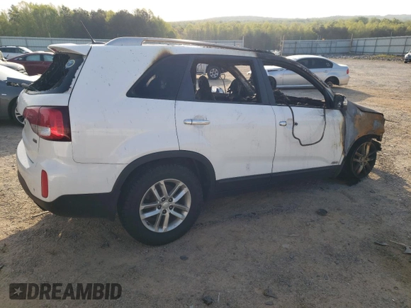 2014 Kia Sorento LX z VIN 5XYKTDA62EG490243, wystawiony jako Copart lot #53523275 z przebiegiem Nie podano mil oraz Nie do naprawy • Non repairable. Historia ofert i sprzedaży dostępna na DreamBid. Obrazek 3.