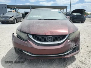 2013 Honda Civic LX with VIN 19XFB2F56DE054256, listed as a Copart auction lot 54928335 with 138,425 mi miles and Salvage title. Bid and sale history available at DreamBid. Image 5.