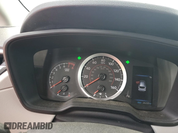 2022 Toyota Corolla Cross LE z VIN 7MUCAAAG0NV034364, wystawiony jako Copart lot #54845725 z przebiegiem 28 200 mil mil oraz Szkody całkowita. Historia ofert i sprzedaży dostępna na DreamBid. Obrazek 9.